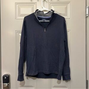 Brooks Brothers Men's Navy Zip-Up Sweater